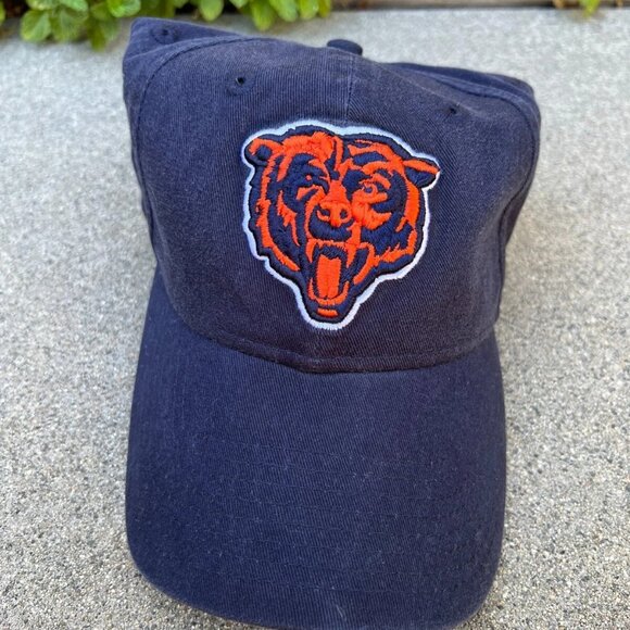 NEW ERA Chicago Bears Hat Men's Adjustable Cap Blue 9Twenty 100% Cotton NFL - Picture 1 of 7